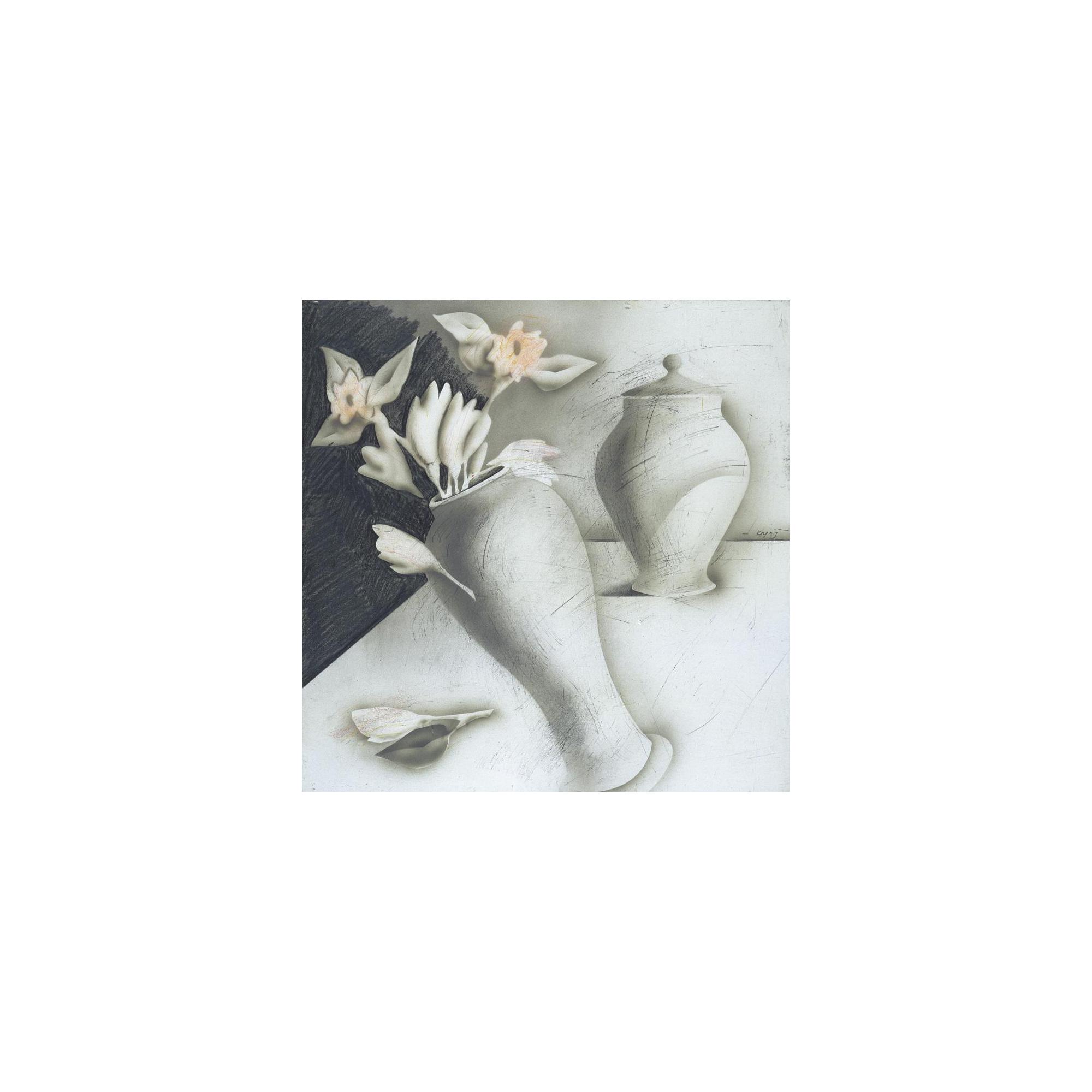 Christos Caras - Vase With Flowers