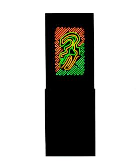 Chryssa - New York City Scape (41) 100 x 64 x 25cm (39 3/8 x 25 3/16 x 9 13/16in).