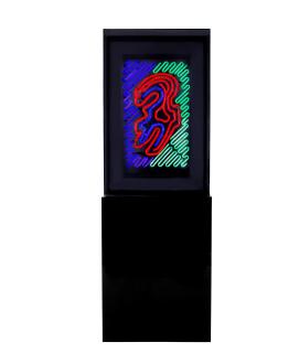 Chryssa - New York City Scape (42) 100 x 64 x 25cm (39 3/8 x 25 3/16 x 9 13/16in).