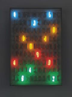 Chryssa - Plaster Relief, Structural Arrows