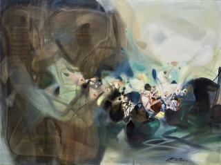 Chu Teh-Chun - Action dans le temps (Action over Time)