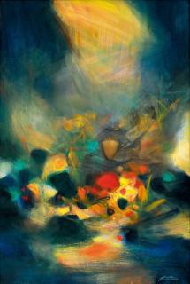 Chu Teh-Chun - Aspiration (Painted In 2007)