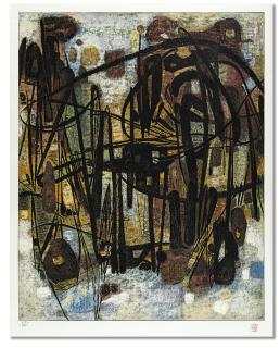 Chu Teh-Chun - Composition No. 25 (Autumn)