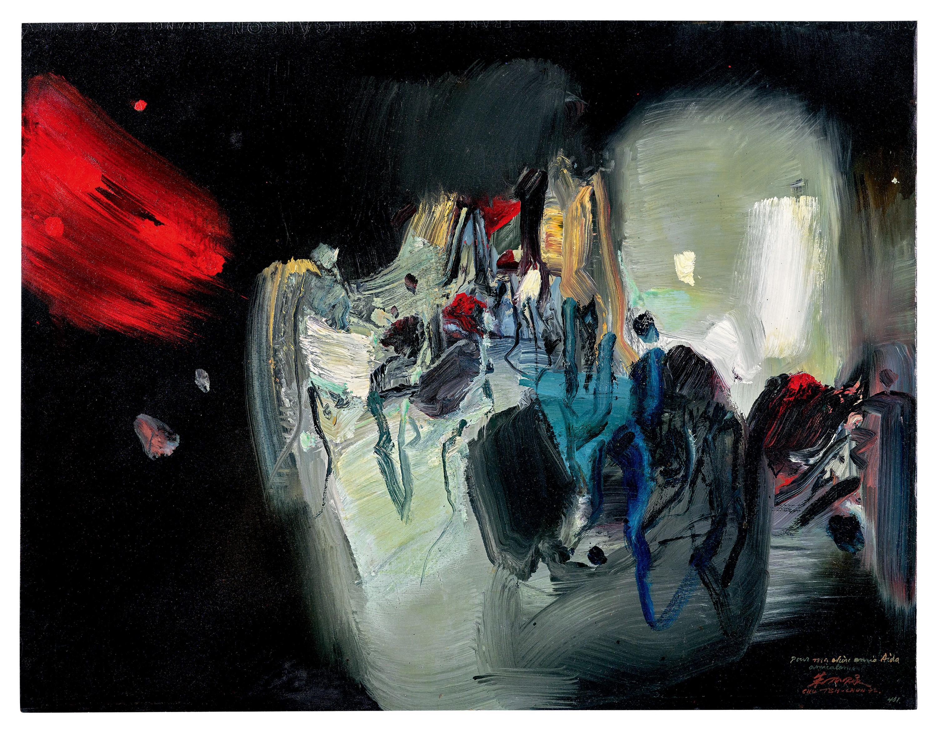 Chu Teh-Chun - Composition No. 461 (Painted In 1972)