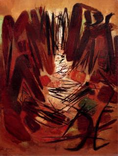 Chu Teh-Chun - Composition No.57(Painted In 1960)