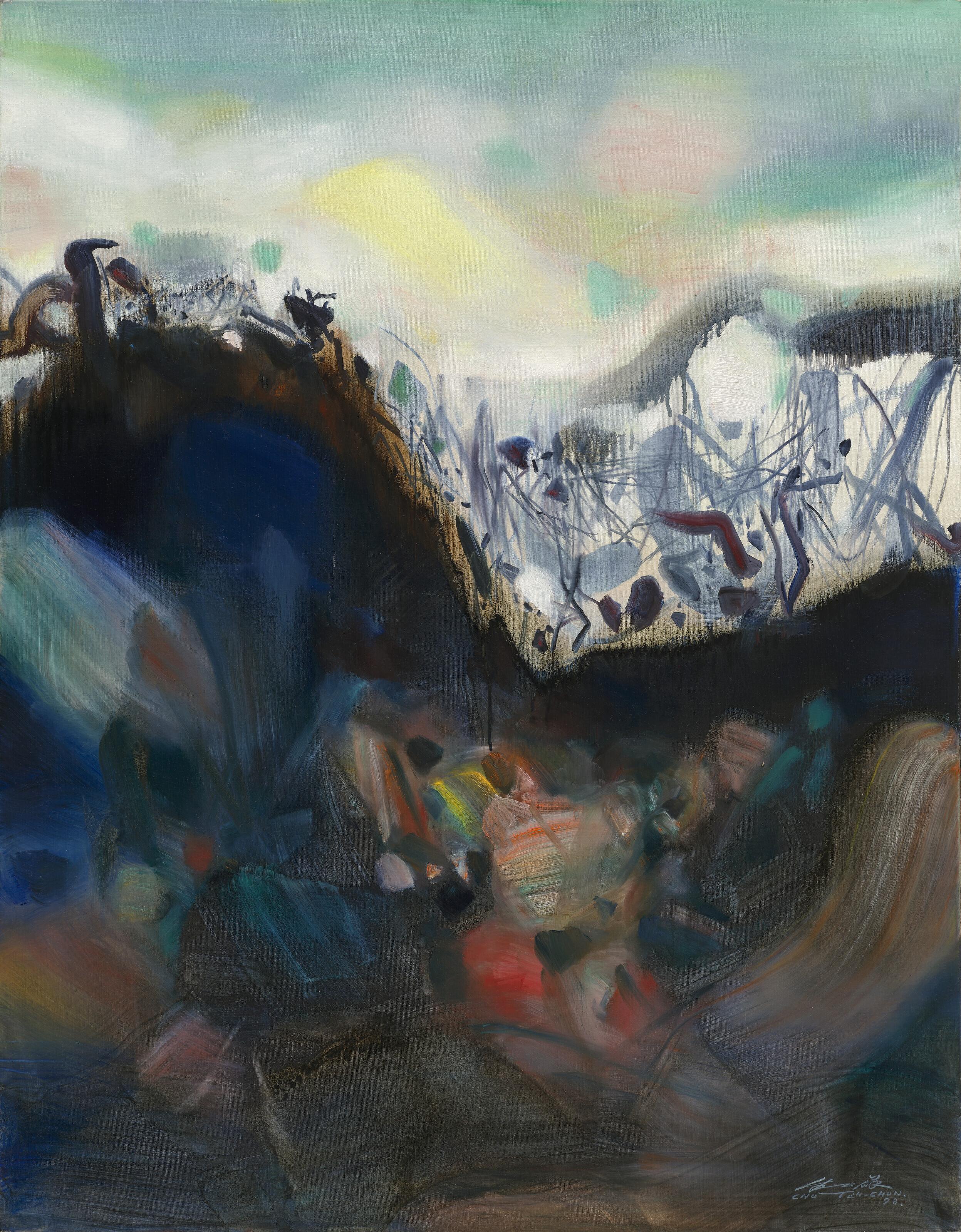 Chu Teh-Chun - Écriture à l’aube