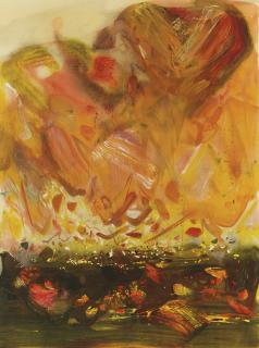 Chu Teh-Chun - Golden Autumn