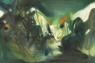 Chu Teh-Chun - In Memory of Marching on Snowy Mountains