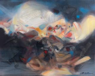 Chu Teh-Chun - Morning Melody(Painted In 1992)