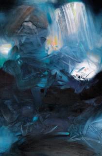 Chu Teh-Chun - Ombres Bleues(Painted in 1989)