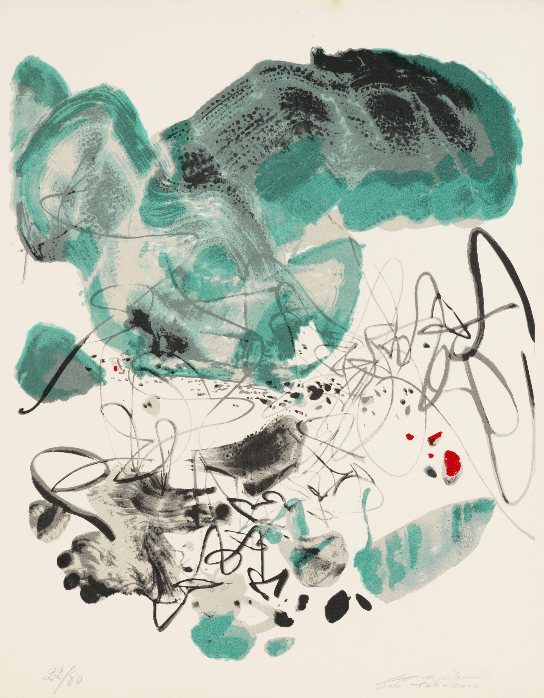 Chu Teh-Chun - Sans Titre, Circa 2011