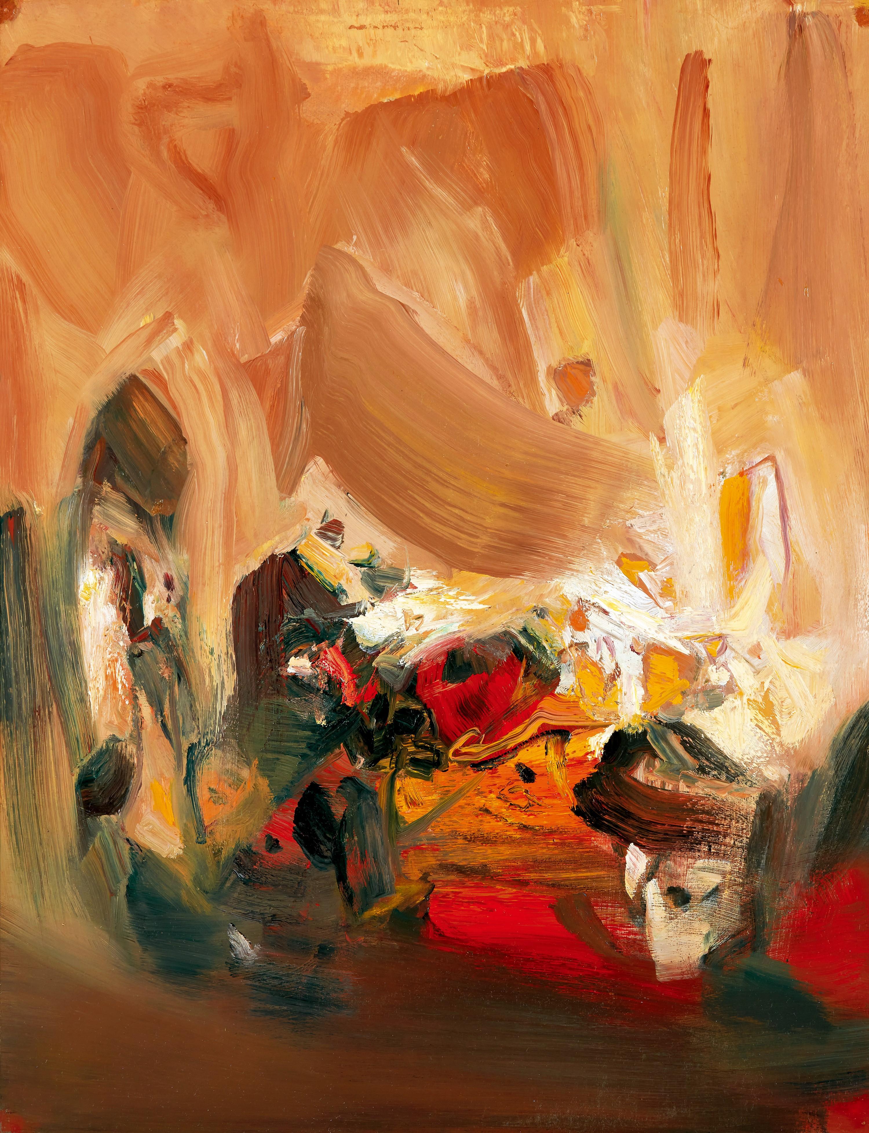 Chu Teh-Chun - Sans Titre(Painted In 1970)