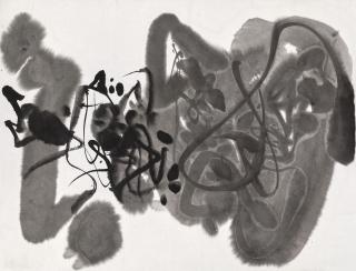 Chu Teh-Chun - Sans Titre (Painted In 1986)