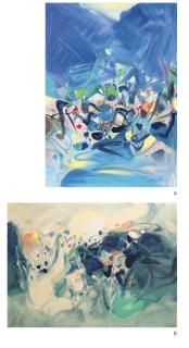 Chu Teh-Chun - Sans Titre [Two Works]