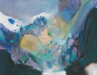 Chu Teh-Chun - Suppliante patience(Painted in 2004)