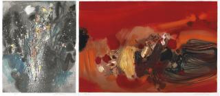 Chu Teh-Chun - Triumph; & Untitled