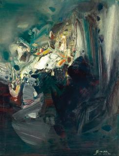 Chu Teh-Chun - Untitled No. 350