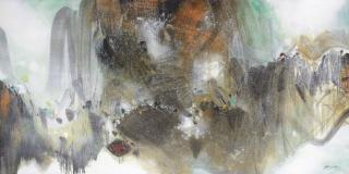 Chu Teh-Chun - Vertige Neigeux (Snowy Vertigo)