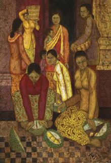 Chuah Thean Teng - Eating Durian