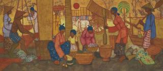 Chuah Thean Teng - Market Scene
