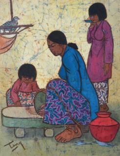 Chuah Thean Teng - Rice Grinding