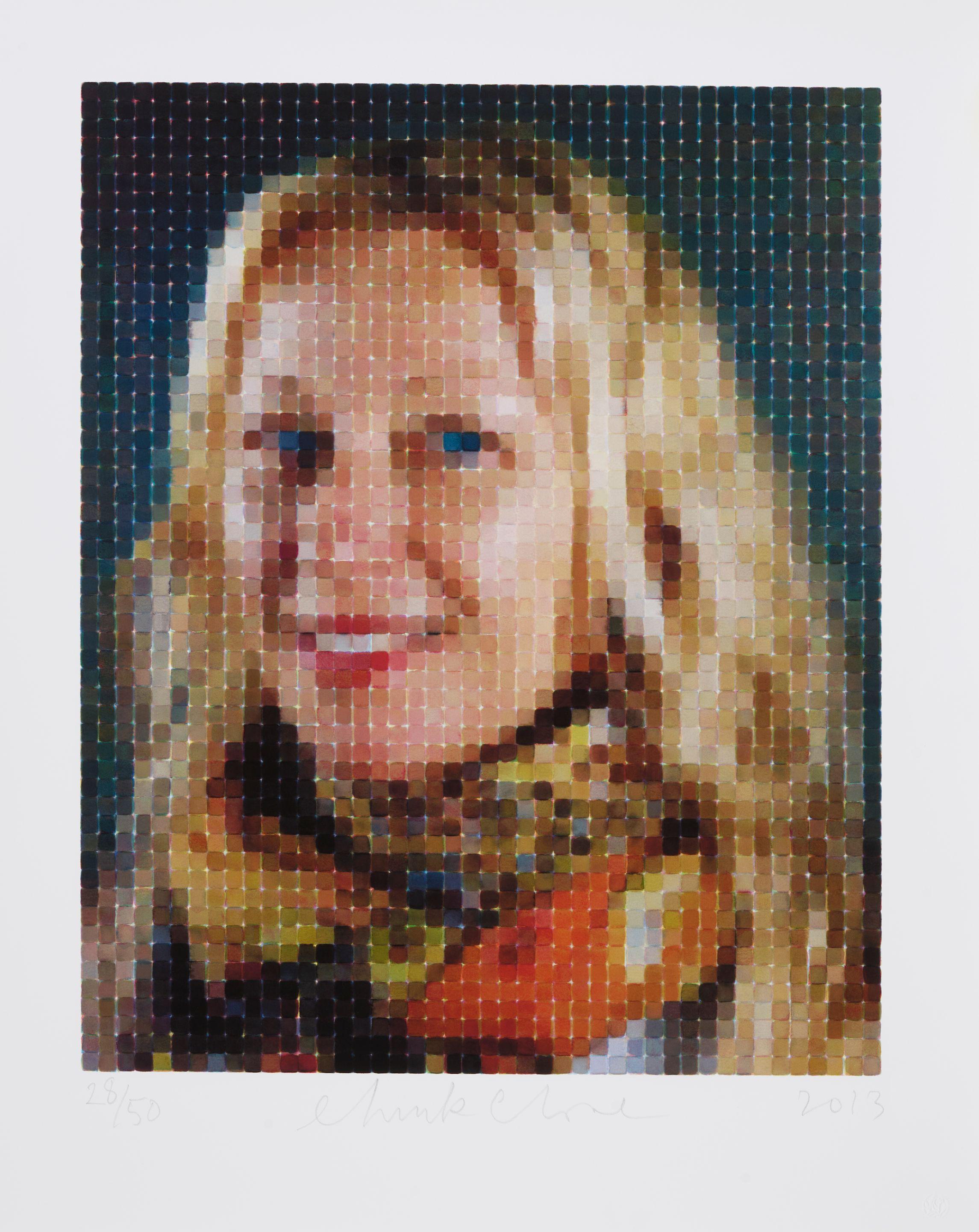 Chuck Close - Cindy (Smile)