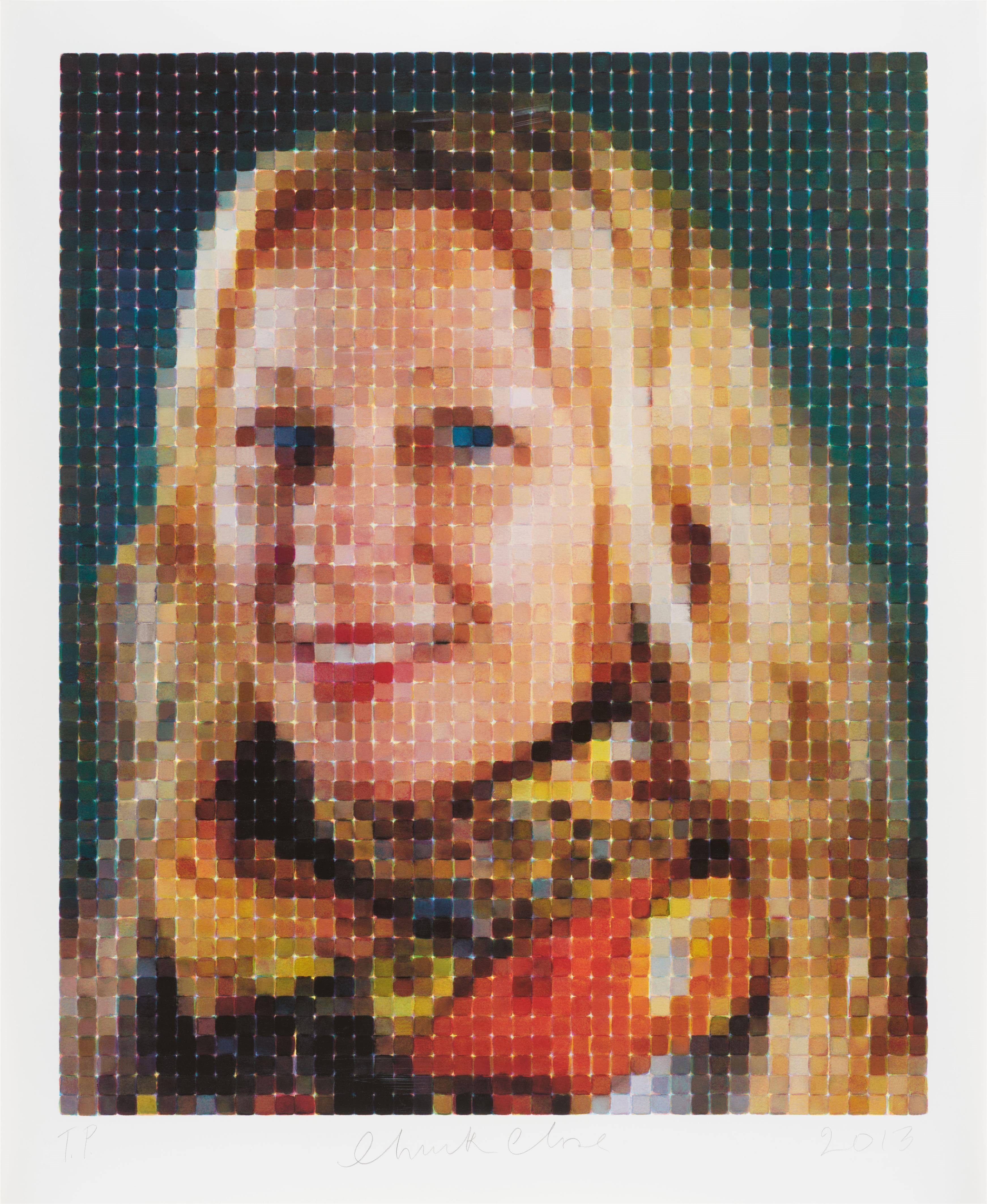 Chuck Close - Cindy (smile)