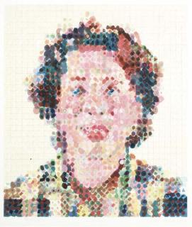 Chuck Close - Leslie (B. 48)