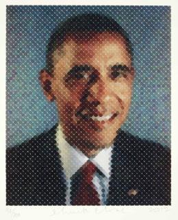 Chuck Close - Obama 2012 (III)
