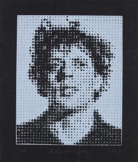 Chuck Close - Phil (Black)