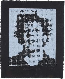 Chuck Close - Phil (Black)