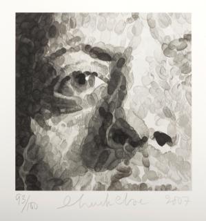 Chuck Close - Phil (Detail)