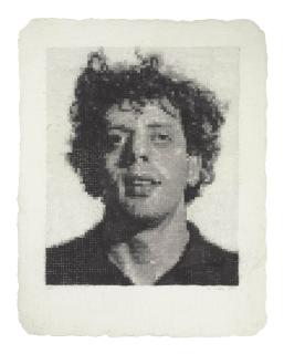 Chuck Close - Phil I (White)