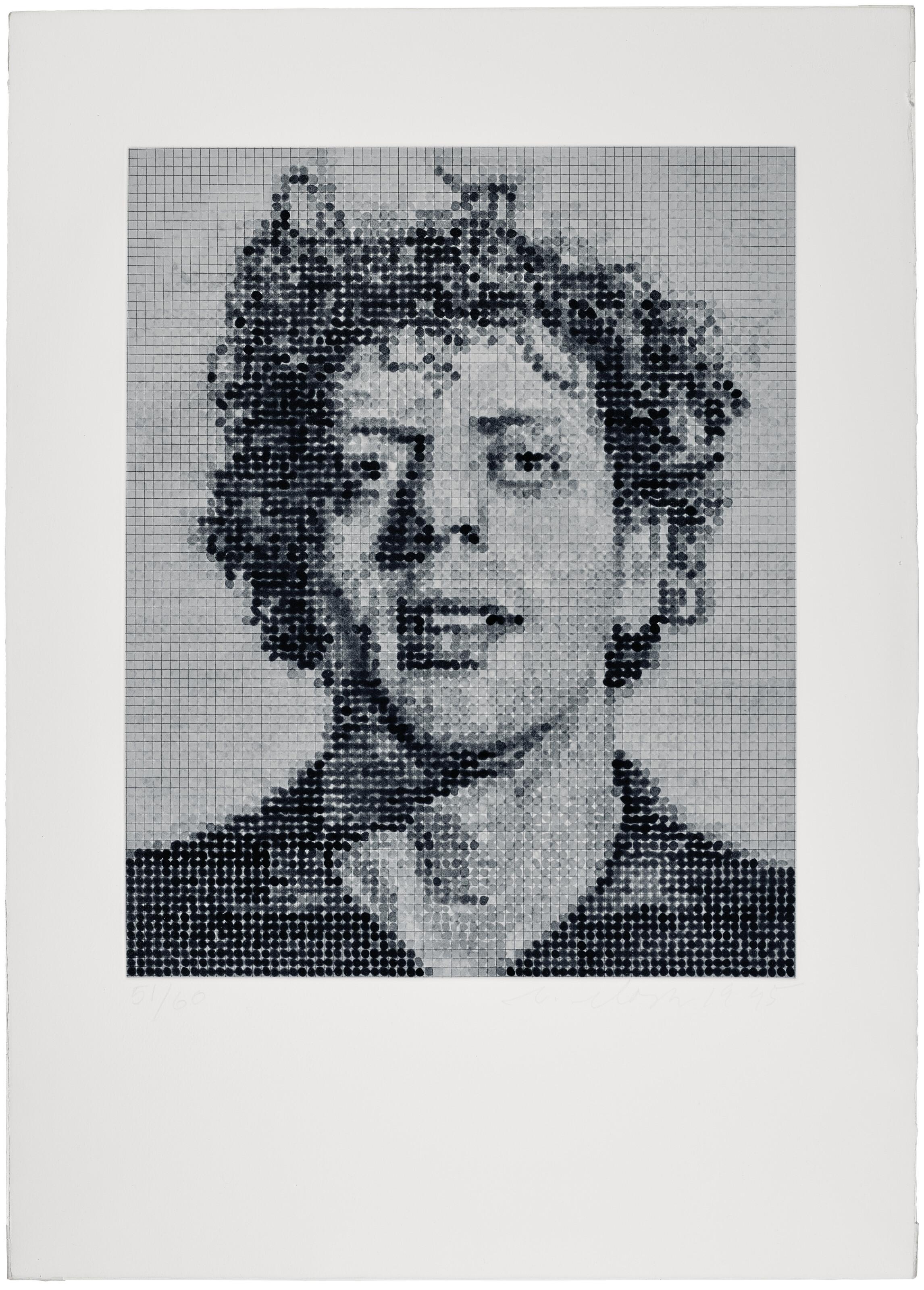 Chuck Close - Phil/Spitbite