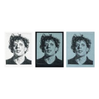Chuck Close - Phil (White, Black, Grey)