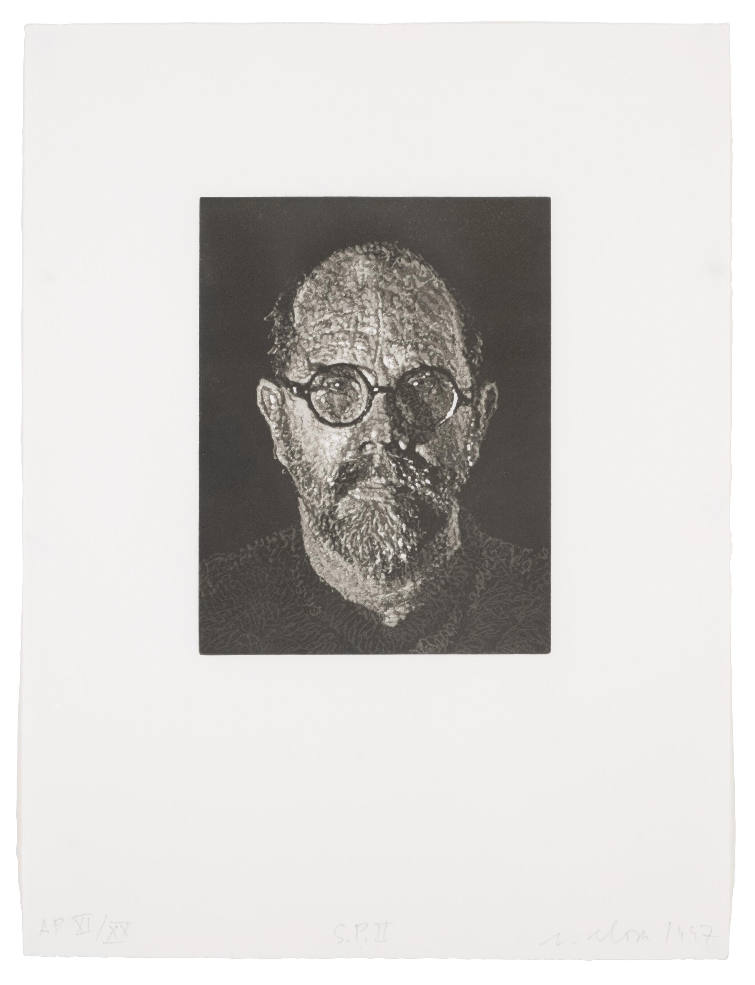 Chuck Close - S.P. II (Self-Portrait II)