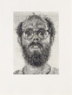 Chuck Close - Self-Portrait (Pernotto 51)