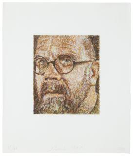 Chuck Close - Self Portrait/Scribble/Etching