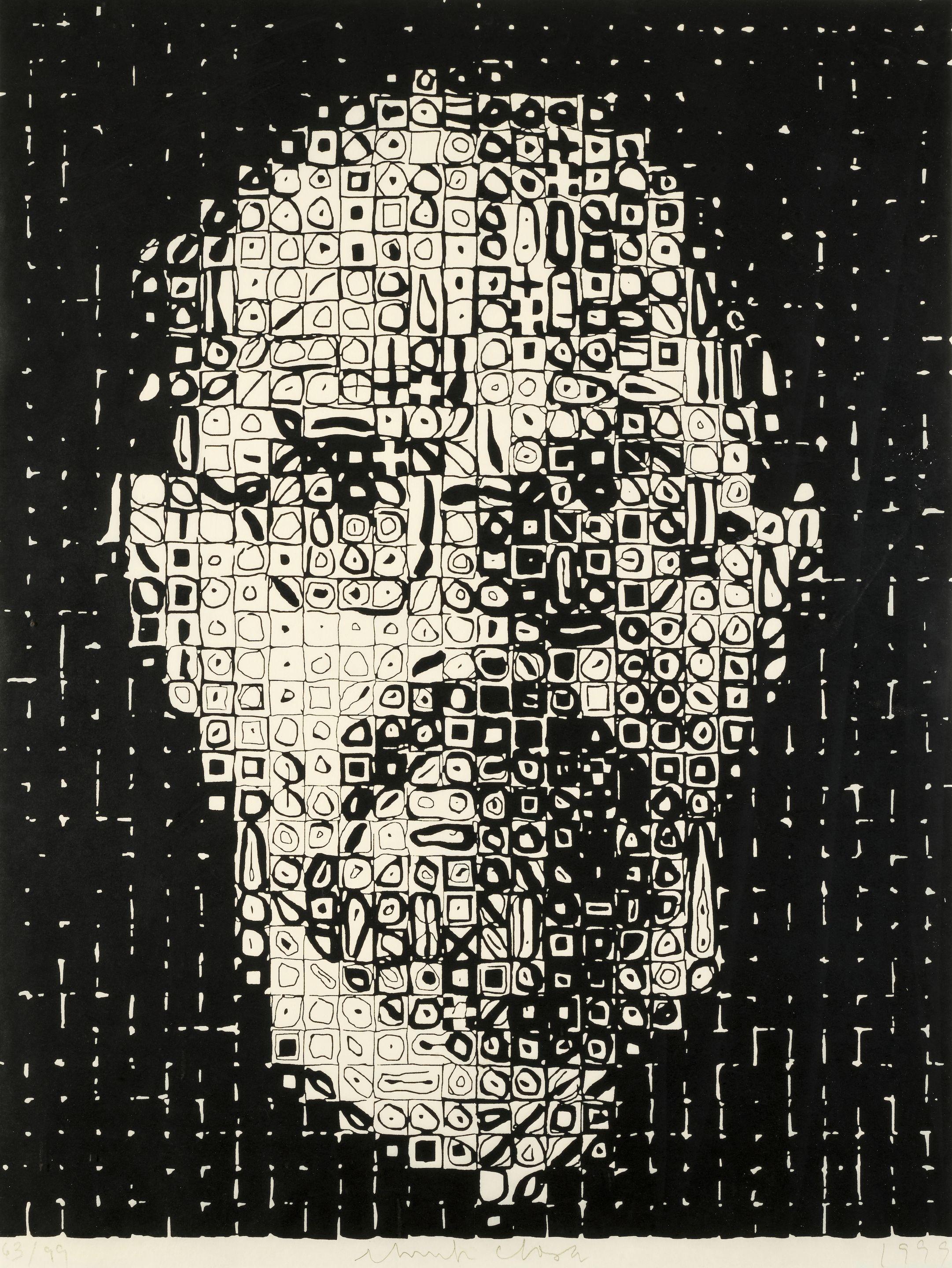 Chuck Close - Self-Portrait