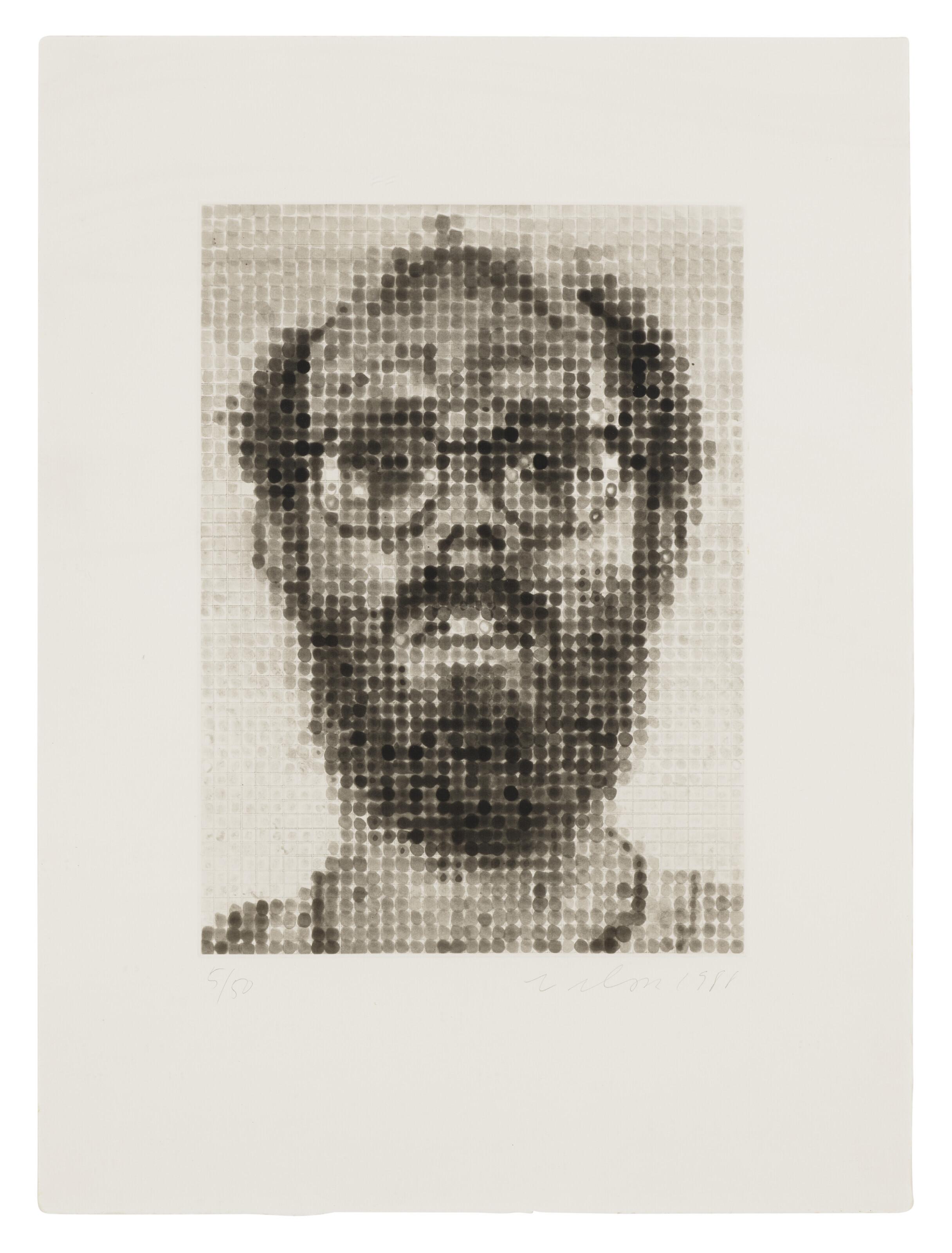 Chuck Close - Self-Portrait