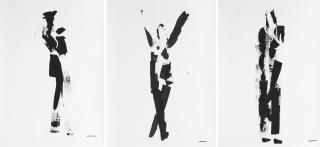 Chucrallah Fattouh - Three Standing Figures