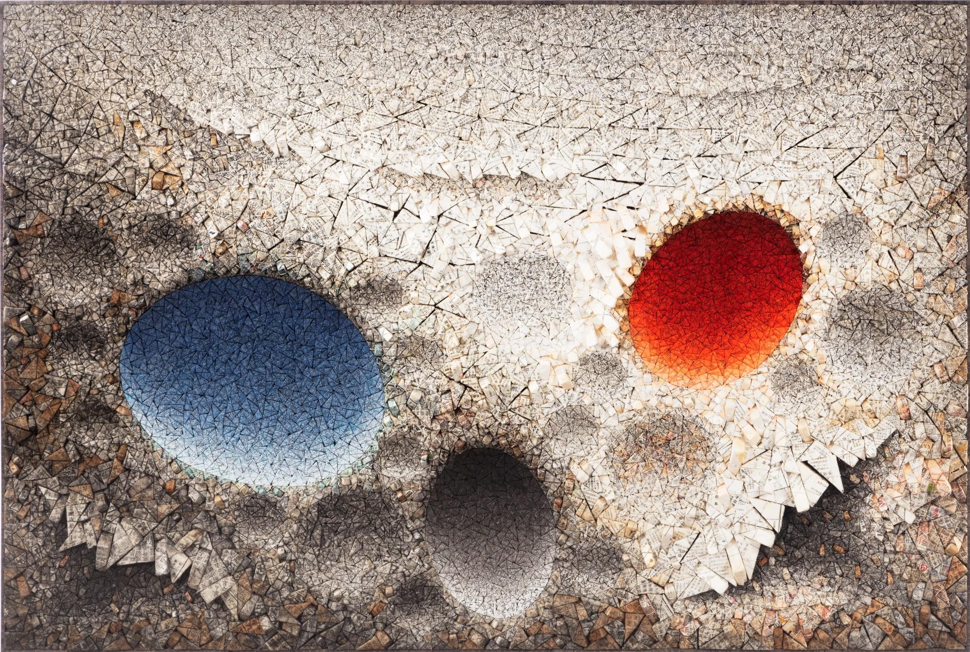 Chun Kwang Young - Aggregation 10 – MY016 Blue and Red