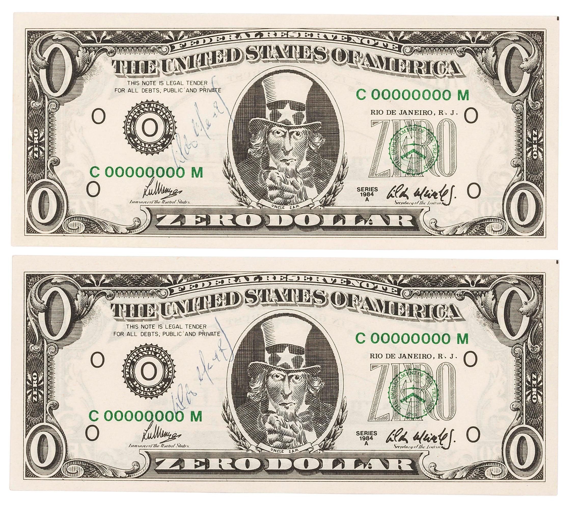 Cildo Meireles - Zero Dollar