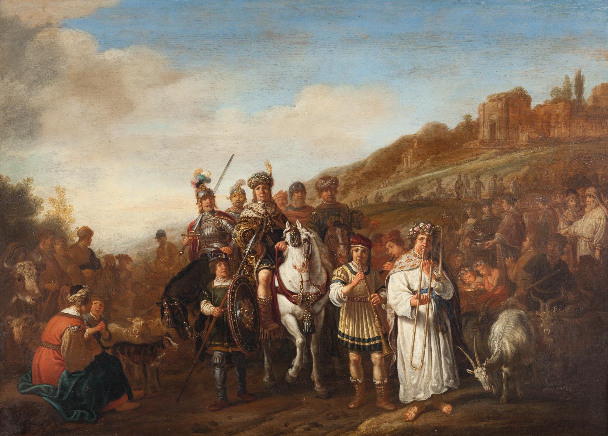 Claes Cornelisz. Moeyaert - David mit der Bundeslade