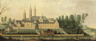 Claes Jacobsz. Van Der Heck - A view of Egmond Abbey