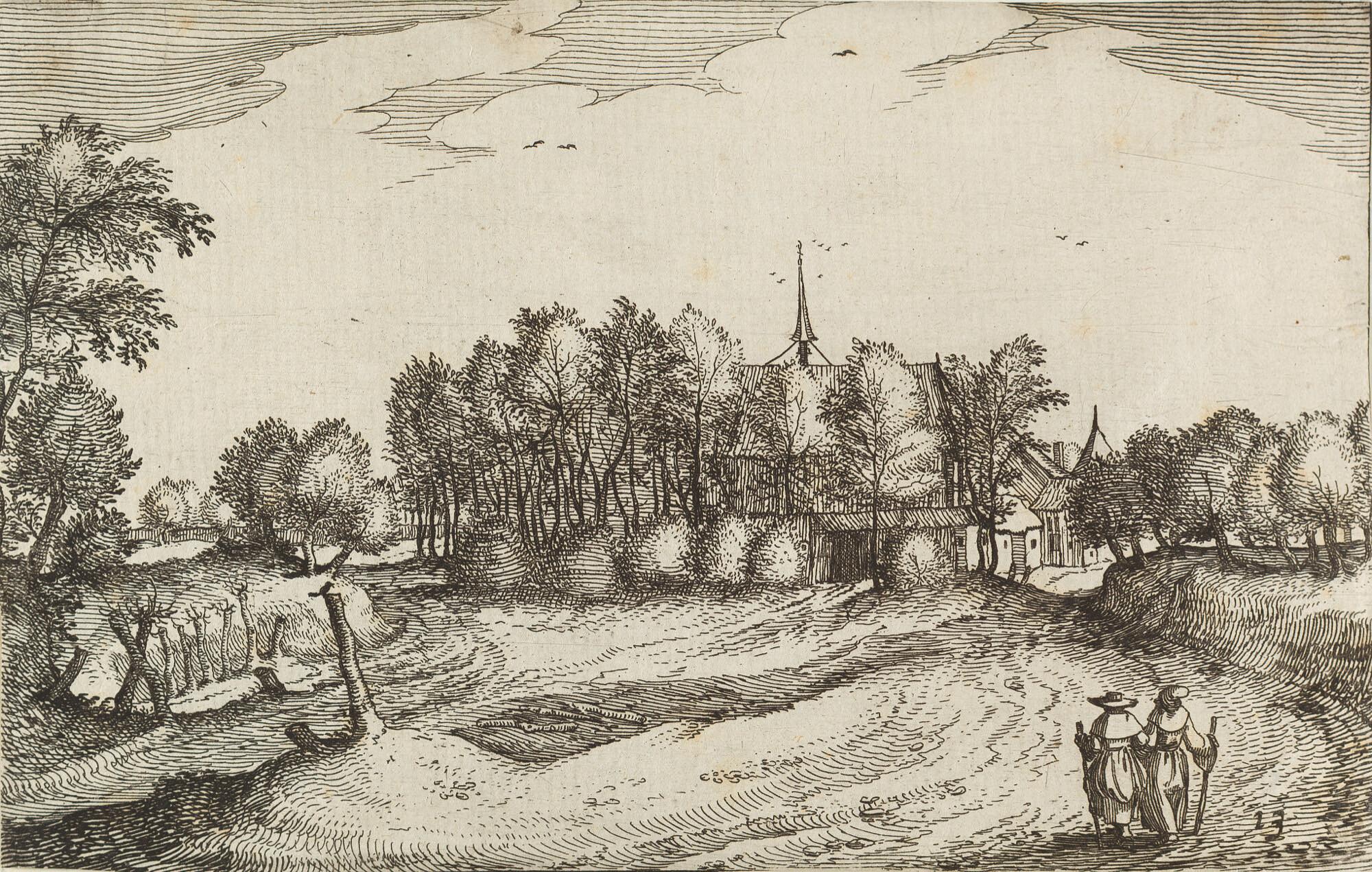 Claes Jansz. Visscher d. J. - 4 Bll.: Landschaften (3 Bll. aus der Umgebung von Haarlem).