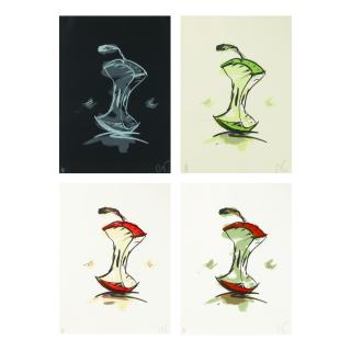 Claes Oldenburg - Apple Core - Winter, Summer, Spring And Autumn (A. & P. 209 - 212)