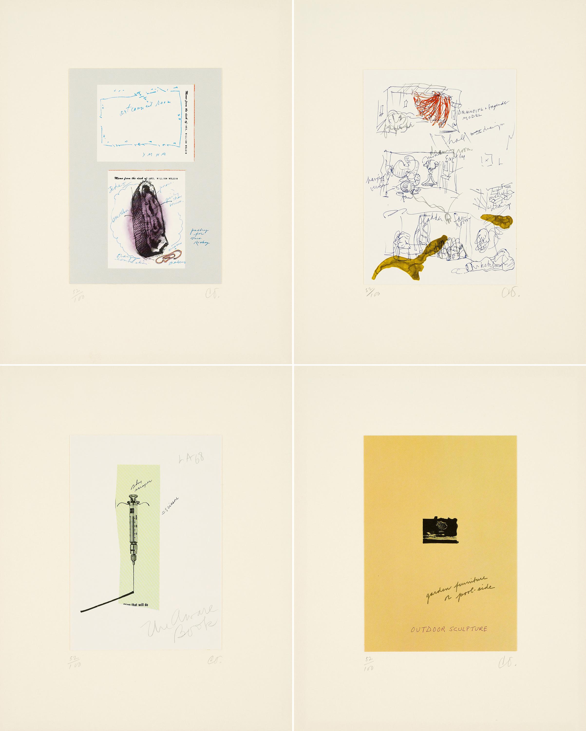 Claes Oldenburg - Aus: Notes in Hand.