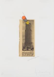 Claes Oldenburg - Equitable Building as a Pencil Sharpener