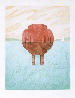 Claes Oldenburg - Floating Three-Way Plug (Axsom & Platzker 154)